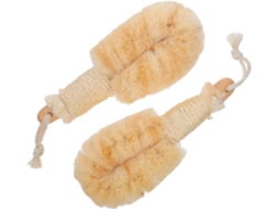 Conjunto Gatuida Com 2 Escovas De Banho Sisal Escova Corporal Esfoliante Cabo Longo Antiderrapante Para Uma Esfoliação