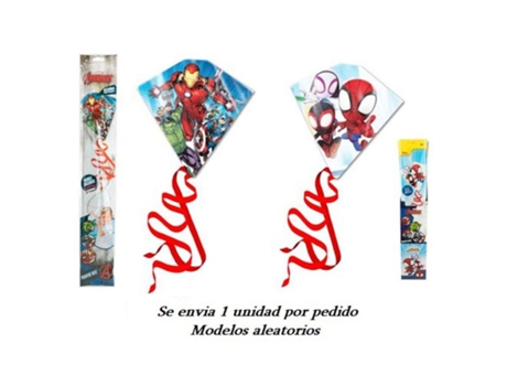 Cometa Para Niños Con Diseños De Los Super Heroes De Marvel 40655 Colorbabyp24