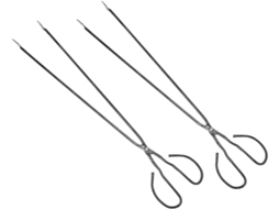 Pinça De Limpeza Extensível 2 Peças Para Churrasco E Culinária, Pinça Ergonômica, Ferramenta Prática Para Limpeza De