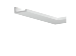 Moldura Corniça 2m Para Fita Led Vanta 120 Branco