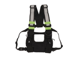 Mochila Pectoral para Radio Walkie talkie Con Correa Ajustable, Arnés Universal para Trabajo, Camping Y Ciclismo.