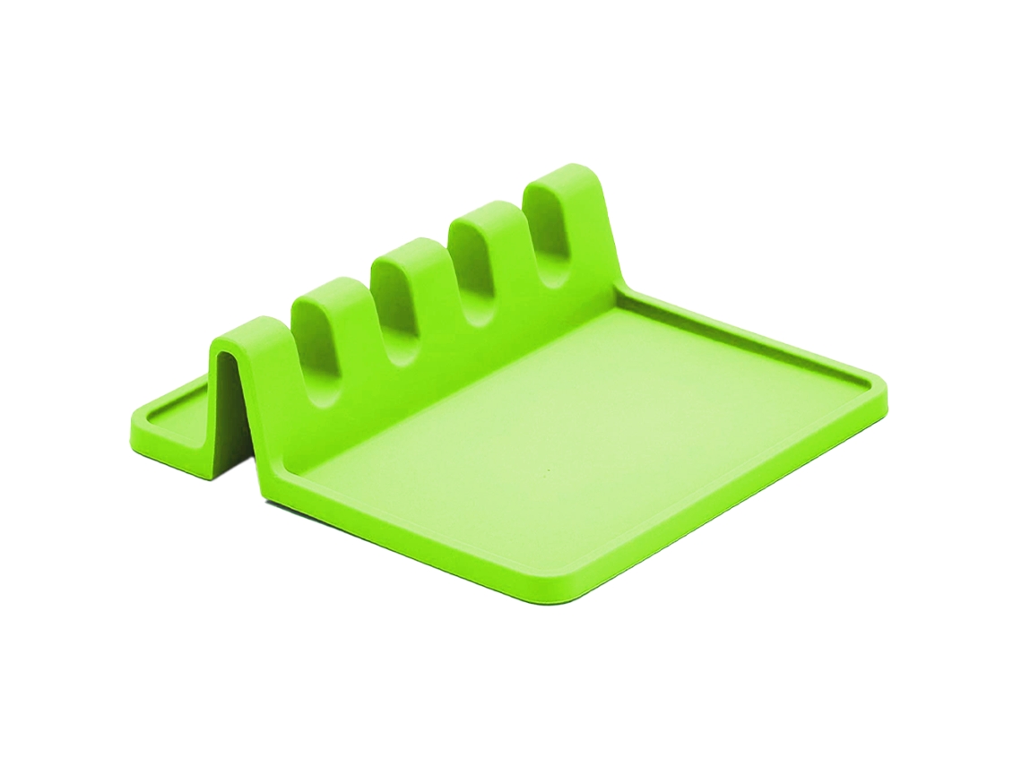 Descanso para Colher em Silicone para O Fogão Ou Balcão de Cozinha Suporte para Utensílios com Slots para Drip Pad NEVEANCE