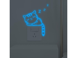 Rebe sticker de Interruptor Creativo de Pvc Impermeable Y Desmontable para Decoración Infantil