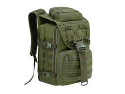 Mochila Tática, Capacidade De 35l, Sistema De Transporte Confortável, Verde