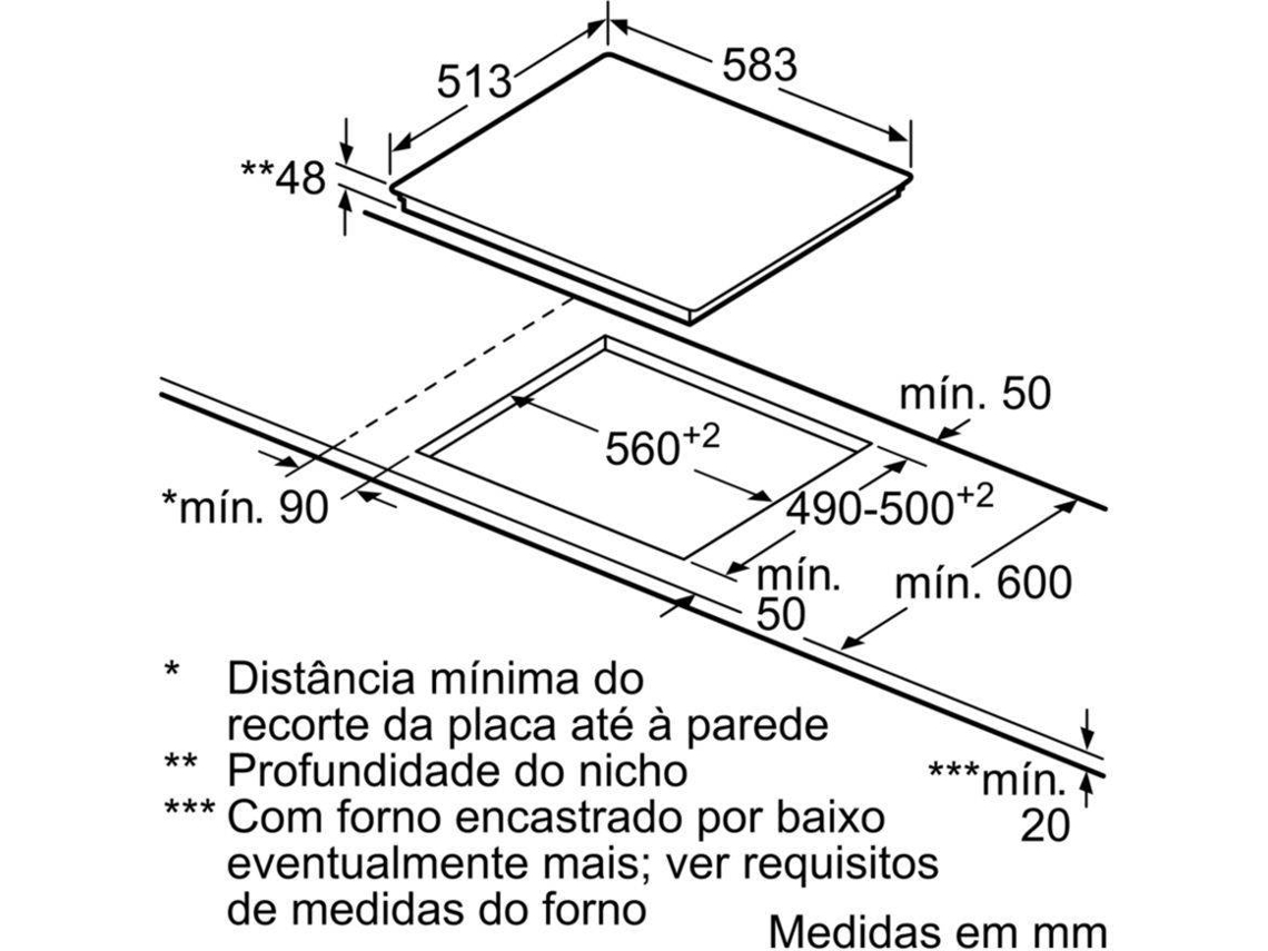 Placa de Vitrocerâmica BALAY 3EB720XR (Elétrica - 58.3 cm - Inox)
