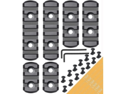 Conjunto de trilhos Picatinny de alumínio com várias slots | S/MARCA