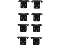 Conjunto De 8 Dobradiças Aço Com Fechamento Automático Para Portas