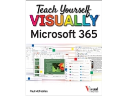 Livro Teach Yourself VISUALLY Microsoft 365 de Paul McFedries (Inglês)