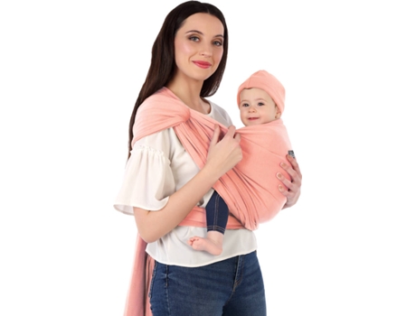 Porta- Bebés Algodão KIOKIDS Rosa