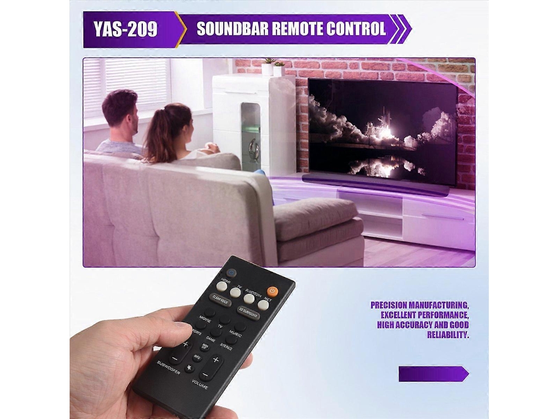 Controle Remoto Para Alto-falantes Yas-209 E Yas-109