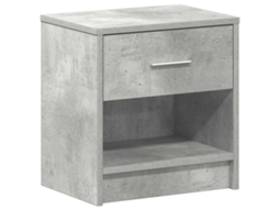Mesa de Cabeceira 39x28x41 Cm Cinzento Cimento MAISON EXCLUSIVE