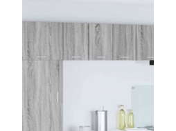 Vidaxl Armário Suspenso Cinza Sonoma E Branco 30 X 31 X 40 Cm