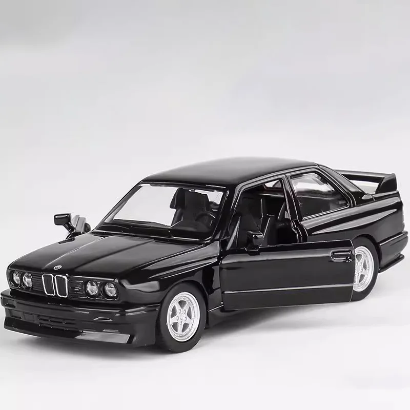 (m3 Preto) Miniatura De Carro Bmw M3 Em Escala 1/36, Feita Em Liga Metálica Fundida, Com Portas Que Abrem, Item De Colecionador.