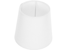 Abajur Plissado Em Tecido Para Luminária De Mesa E14, Tamanho Pequeno Com 3 Cm De Diâmetro, Capa Têx Gokoco