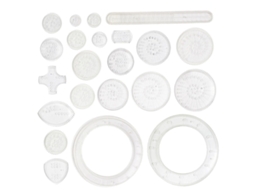 Conjunto De Desenho E Pintura Em Plástico, Prático E Fácil De Usar, Com 22 Peças, Ideal Para Entusiastas E Designers