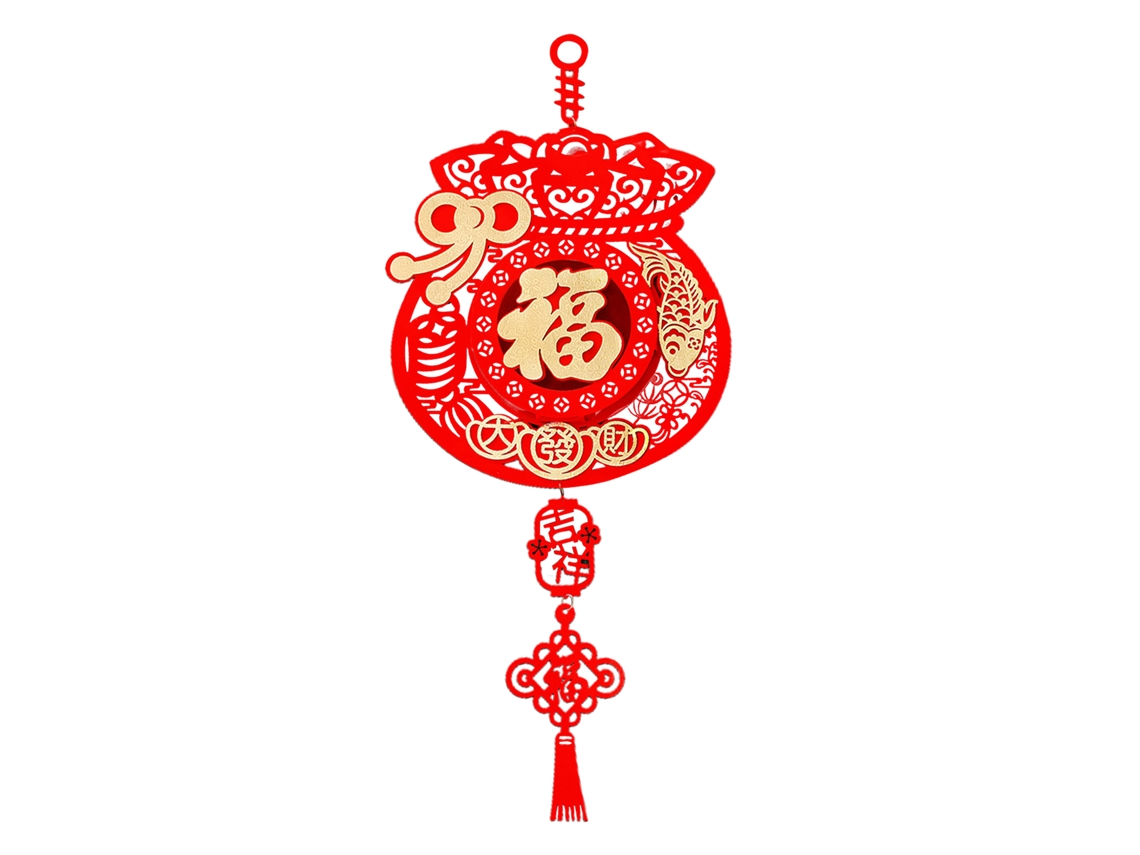 Laxiscreed Bolsa De Dinheiro 3d Pequena Para O Ano Do Coelho - Decoração Do Ano Novo Chinês