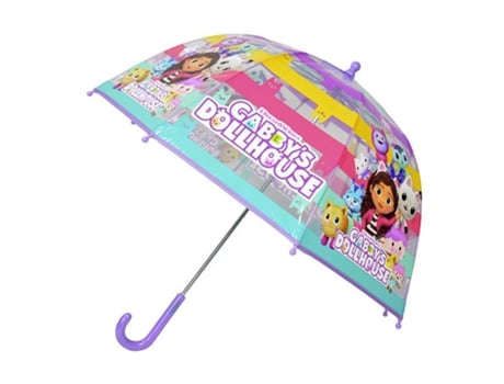 Gabby Paraguas Manual Infantil Transparente Burbuja 48 Cm Gabby Dollhouse
