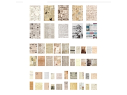 100 Adesivos Antigos Para Scrapbooking Papel Vintage Decoupage Manualidades Diy