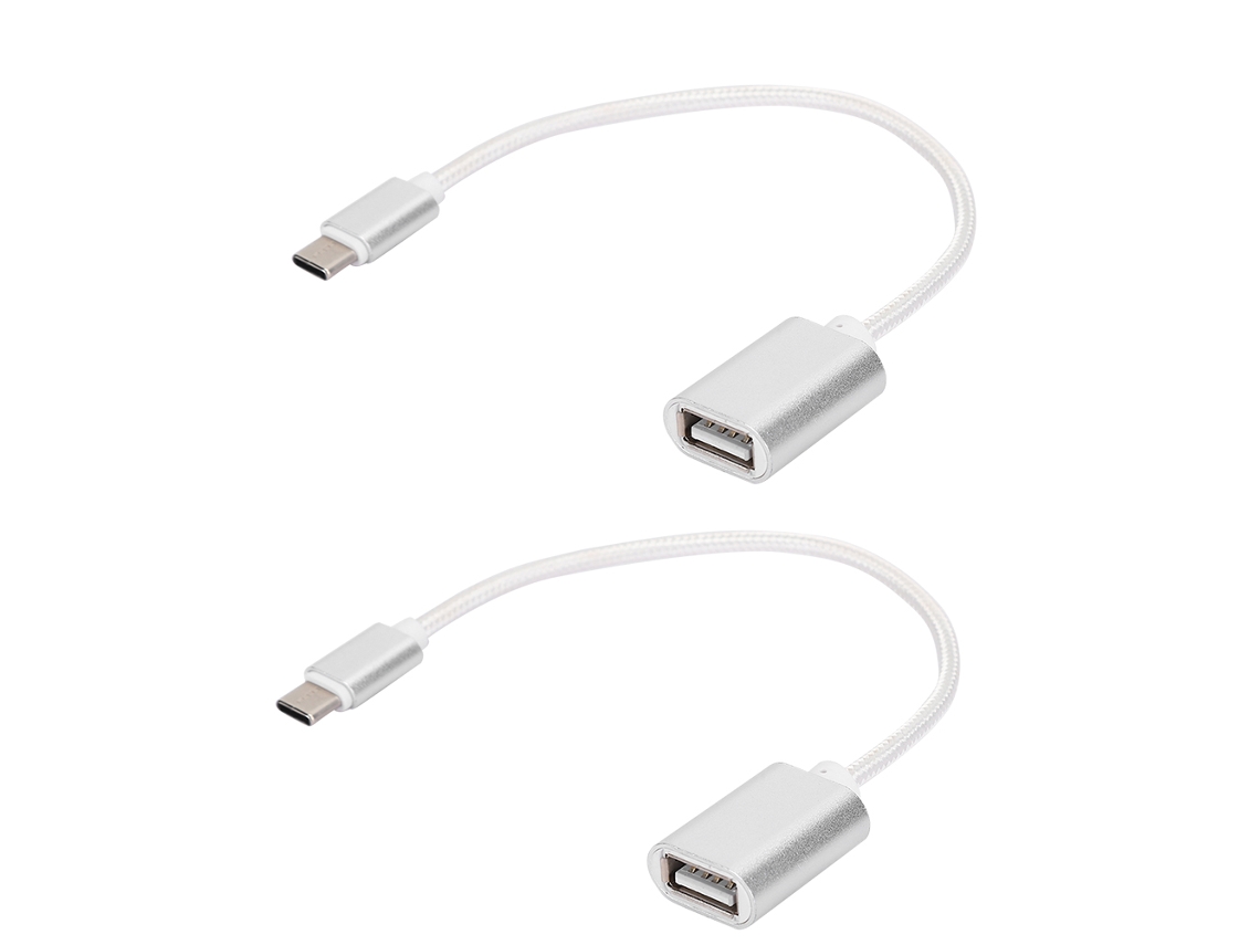 Adaptador OTG com leitor de cartão e pen drive EOOCOO