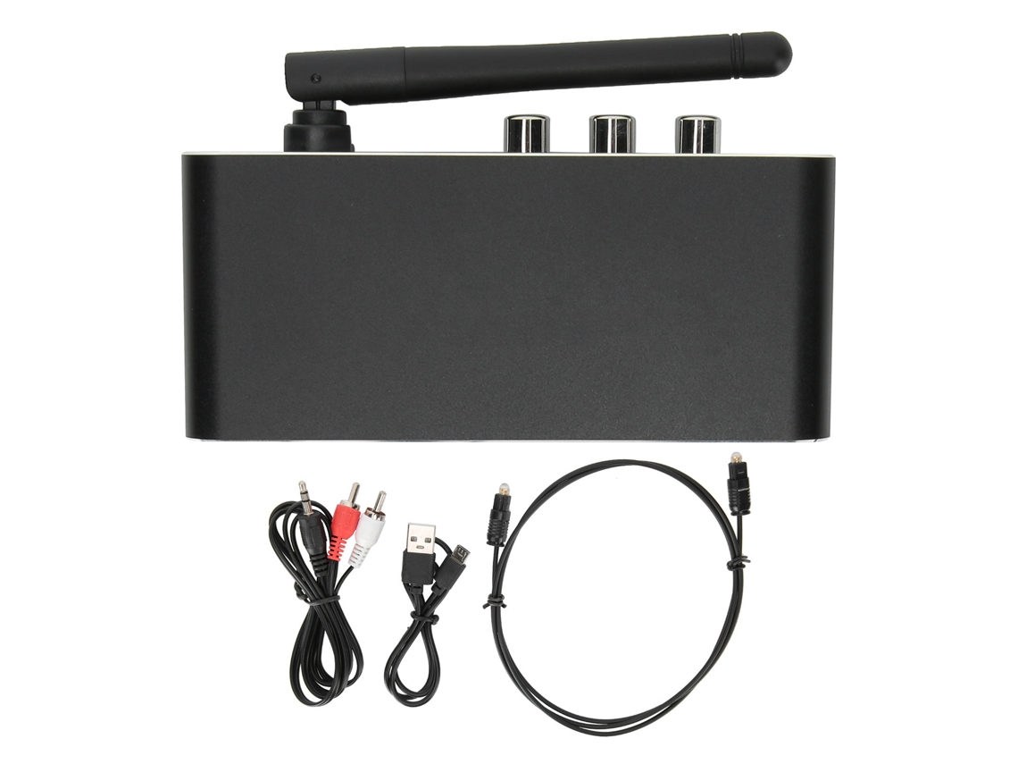 Aetheria receptor Transmissor Bluetooth 5.0 Conversor Digital Analógico com Saída Rca Avx para Tv Mp3 Cd Player