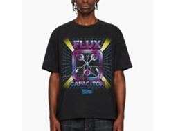 Rockinstone Back To The Future Movie Flux Capacitor Black Adult T-shirt Size:l