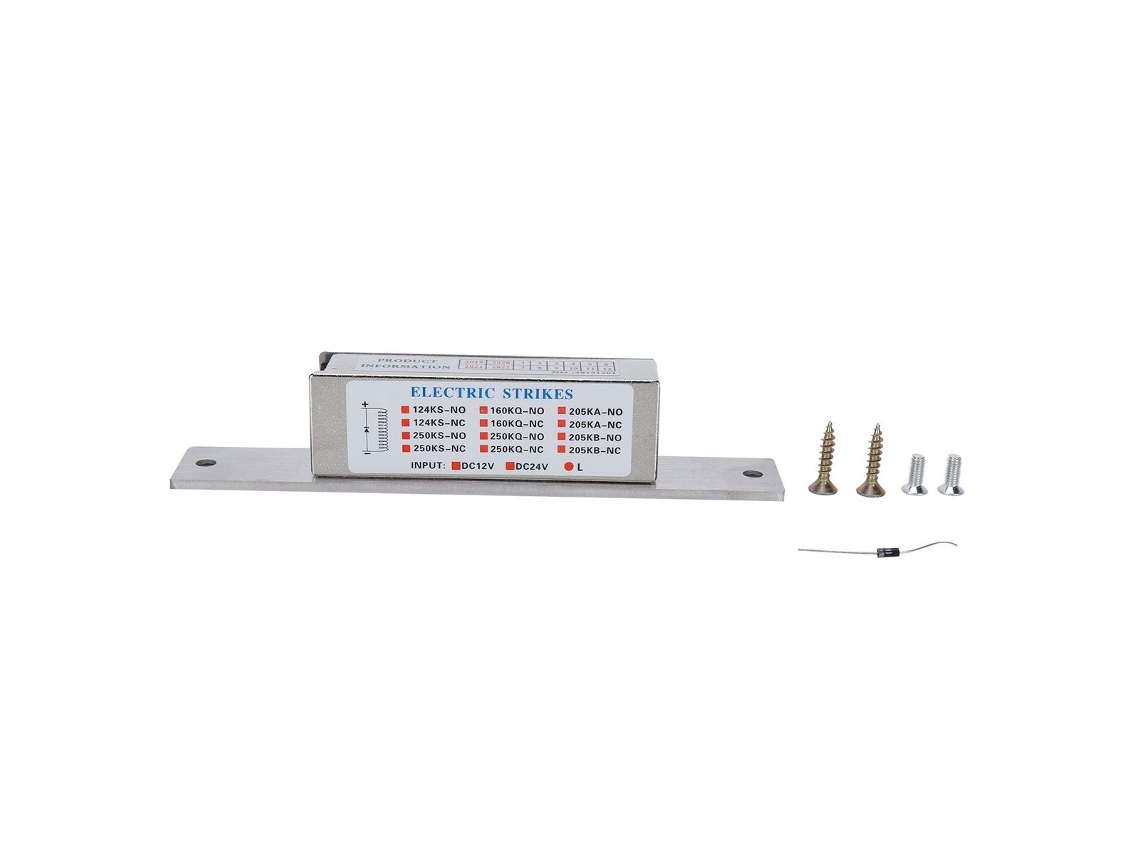 Lurelia Fechadura Magnética Elétrica Para Porta Com Controlo De Acesso, 12v, 400kg, 37mm
