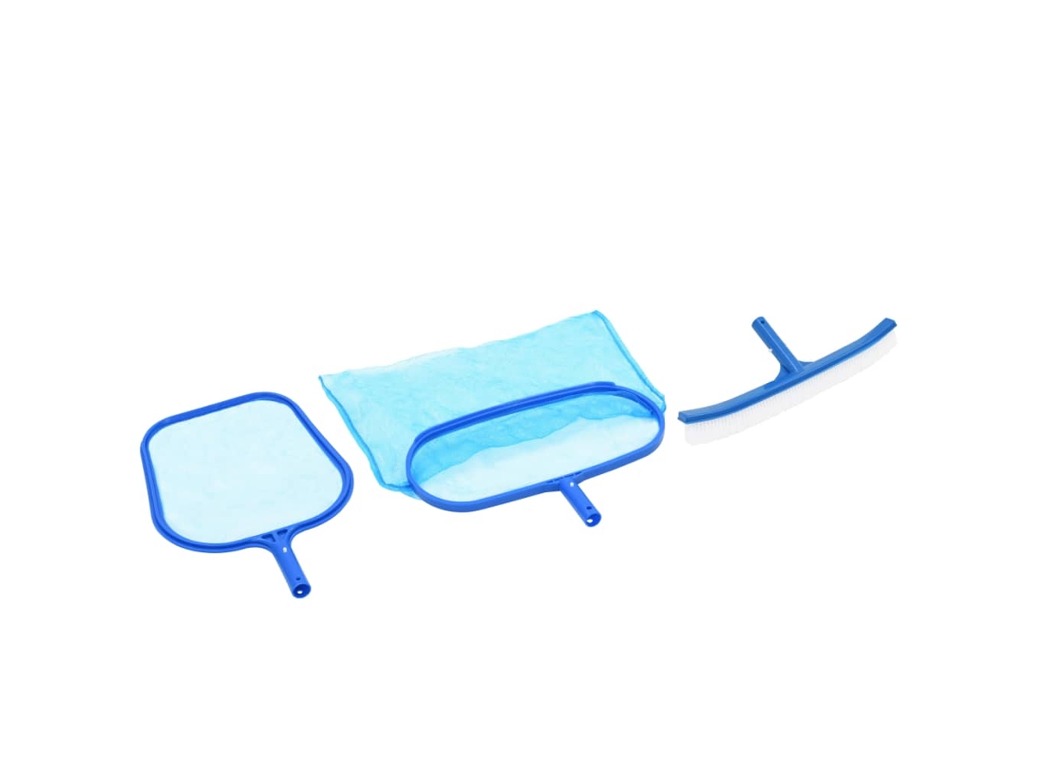Vidaxl 3 Pcs Kit Para Manutenção De Piscinas