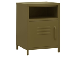Mesa Aço Cabeceira 35x35x51 Cm Azeitone Verde MAISON EXCLUSIVE