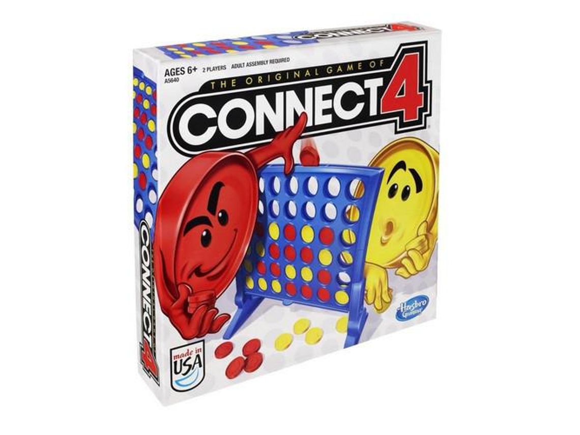 Quatro em Linha HASBRO Conecta 4 (Idade Mínima: 6)