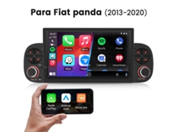 Rádio Automotivo Linux Junsun Para Fiat Panda (2013- 2020) | Auto Carplay | Plug And Play | Gps | Swc