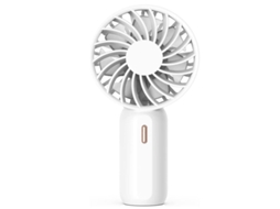 Mini Ventilador De Mão, Ventilador De Mão Portátil Usb Ao Ar Livre 3 Velocidades Ajustáveis, Bateria Recarregável Yizhood (branco)
