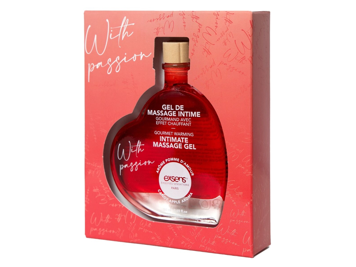 Óleo De Massagem Erótico Exsens Maçã Verde 50 Ml