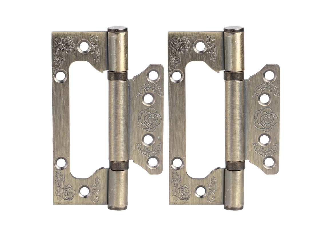 Dobradiça em Aço Inox (Acabamento Bronze, 4 Polegadas, Resistente à Corrosão)
