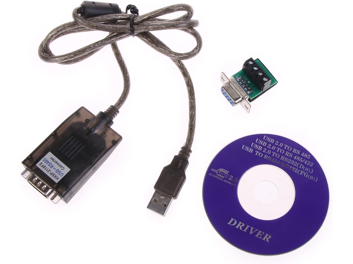Conversor Usb Industrial Para Rs485, Compatibilidade Com Conversor Rs485, Cabo Conector