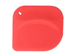 Espátula de silicone para depilação com cera vermelha