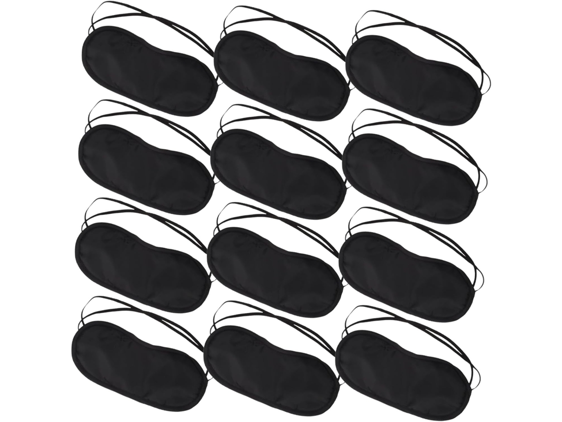 Pacote Com 20 Máscaras De Dormir Leves, Macias E Feitas De Poliéster, Suaves Para A Pele.