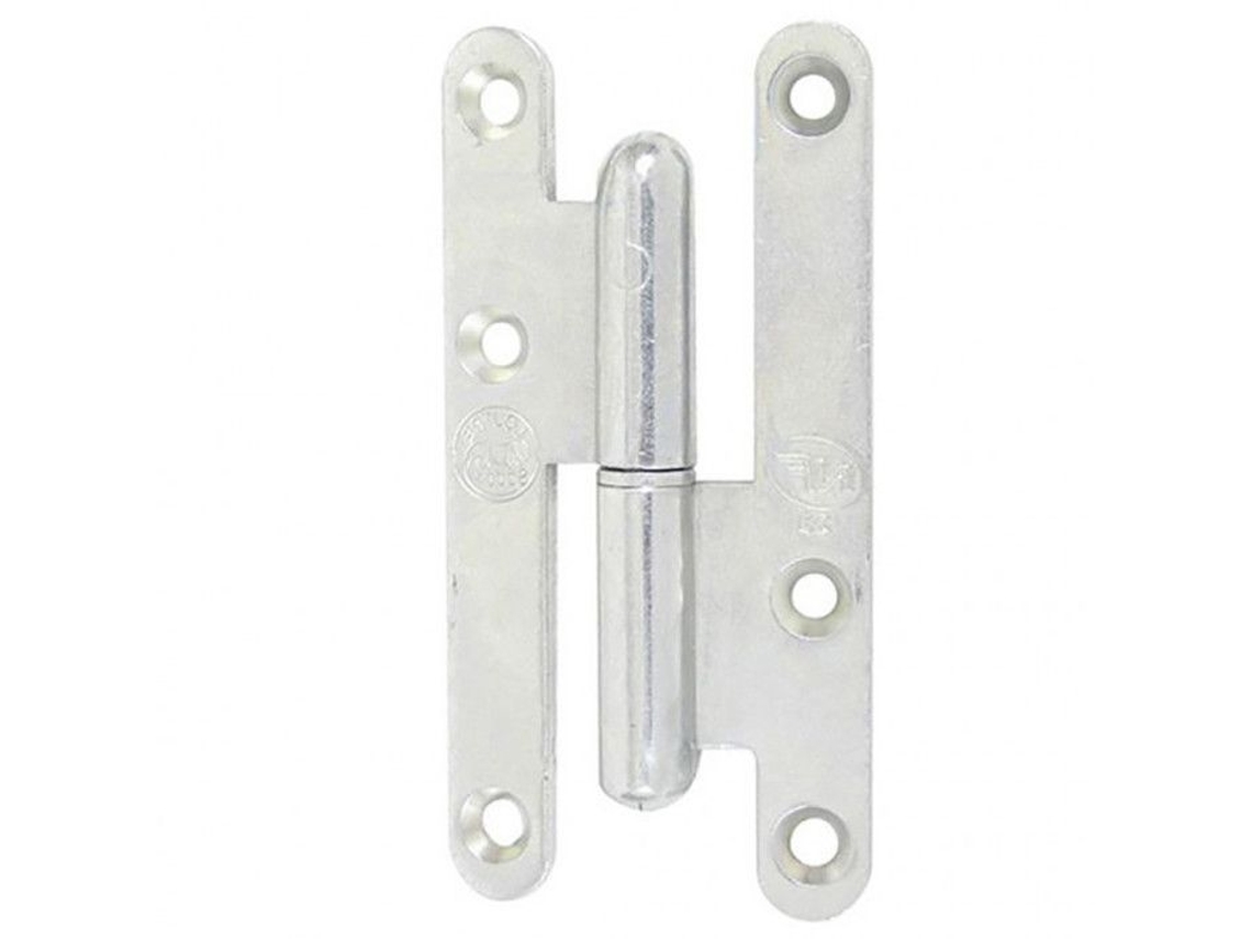Paris Bt Dobradiça Redonda 80x40 Direita Branco Zincado Nf Afbat