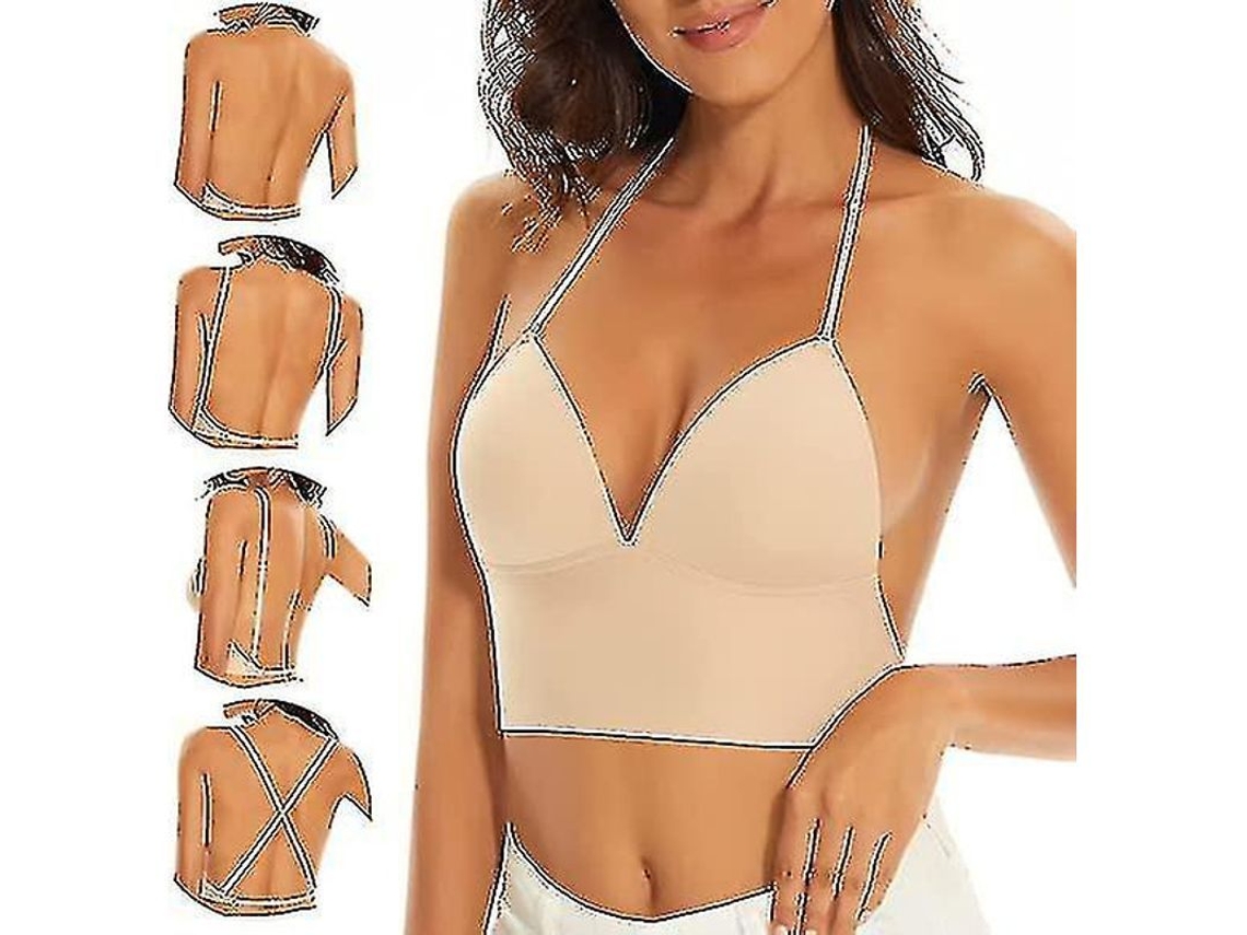 2026 sujetadores Sin Costuras Y Sin Alambre para Mujer Con Espalda Baja Bralettes Ajustables Y Versátiles
