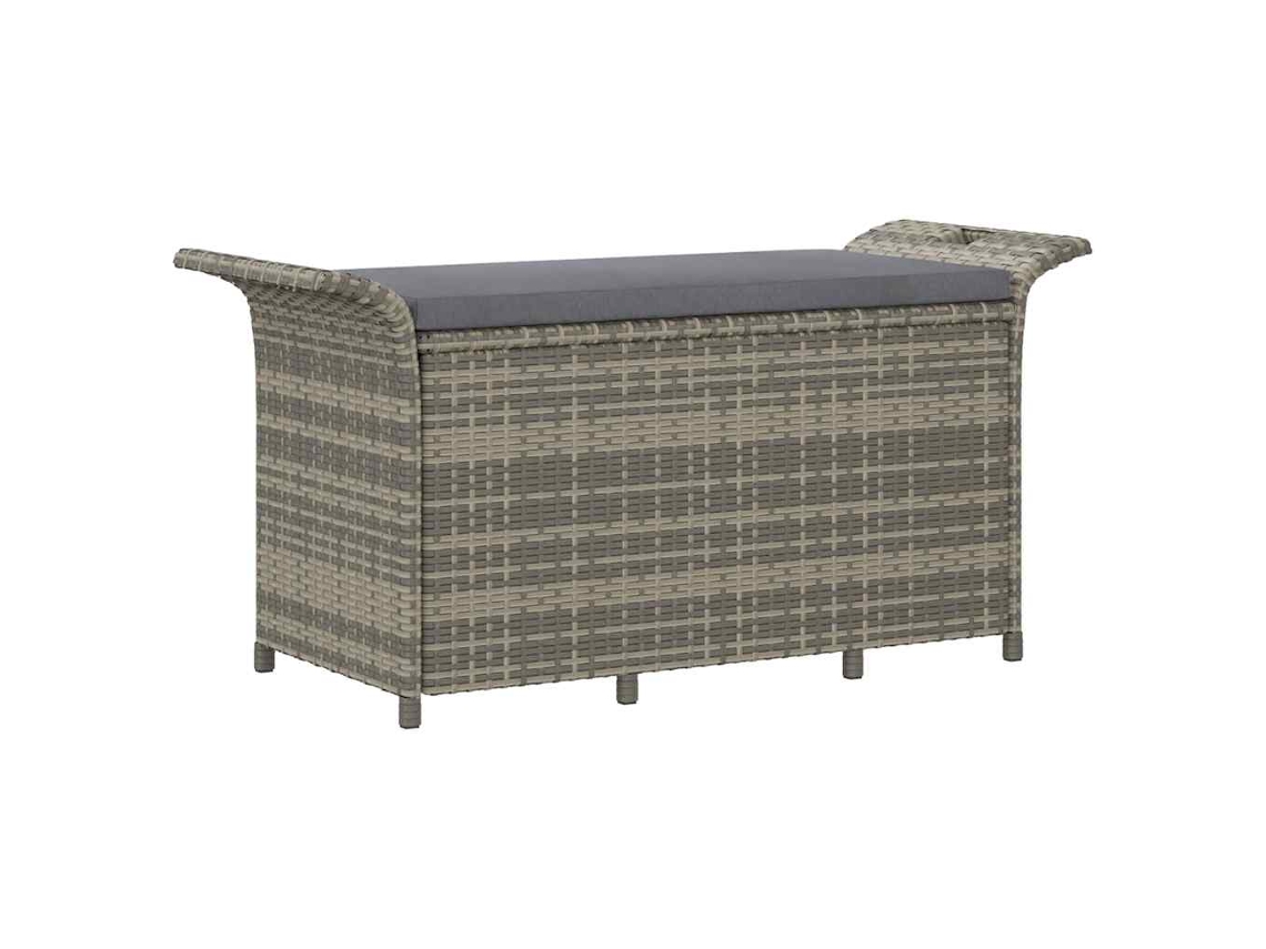 Garden Bench, Garden Benches Vidaxl Cinzeto Rattan / Vime (116 X 46 X 57 Cm)