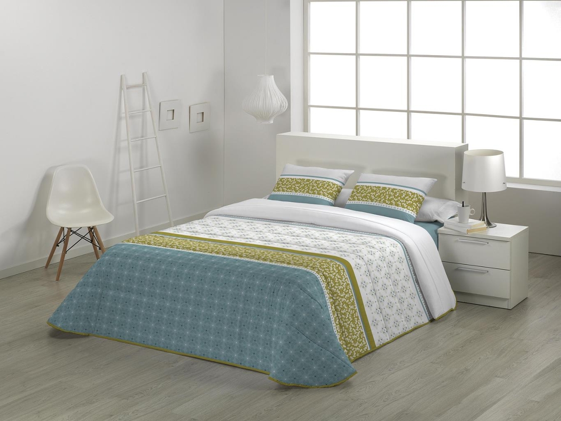Colcha JVR Samay (Poliéster - Azul - 235 cm)
