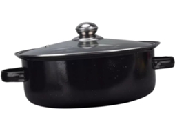 Panela Para Assar Prática Com Tampa, Ideal Para Cozinhar Em Casa, Assar Batatas Doces E Carnes. Utensílio De Cozinha Multifuncional. Gokoco