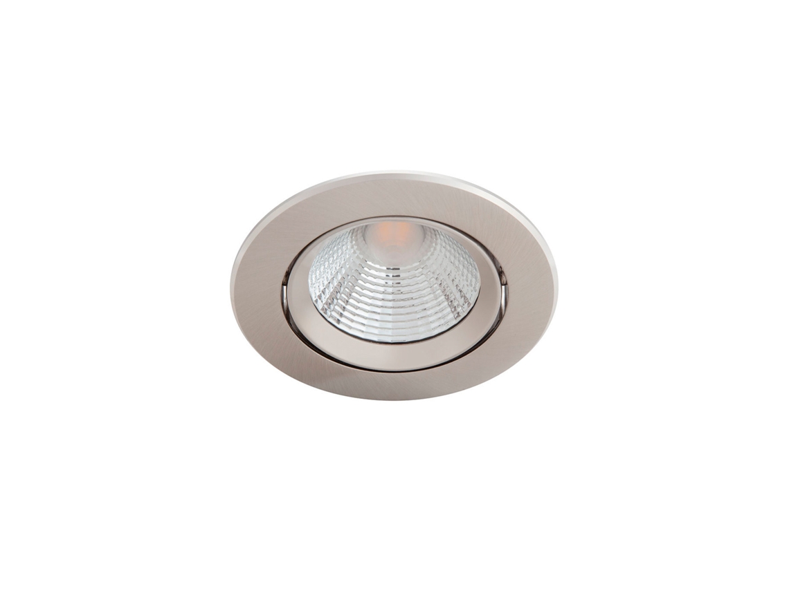 Foco Downlight Led Regulável de 5.5W Philips Sparkle Corte Ø 70 Mm Níquel Branco Quente 2700K LEDKIA