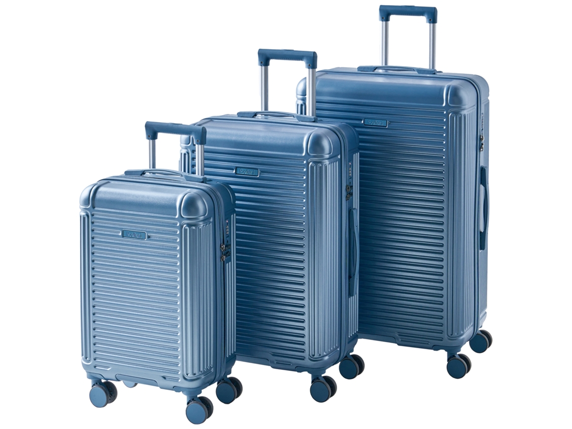 Conjunto De 3 Malas Rígidas Myntis Azul