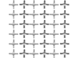 Pacote com 200 Healeved Clips Cruzados para Cabo de Aço, Aço Inoxidável, Rede Segurança Invisível, Fixação Seg