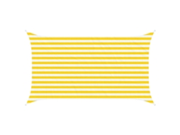 Conjunto 1 Sombra Externa Vidaxl Amarelo Poliéster (3,5 X 2 M)
