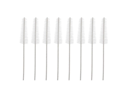 Conjunto de 8 Escovas de Nylon para Aparelhos Auditivos, Incluindo Escovas para Ventilação. TAISHENGDA