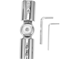 Conector De Cotovelo Ajustável Em Aço Inoxidável Packove Para Cortina Janela, Conector De Canto Para Varão Cortina Sala