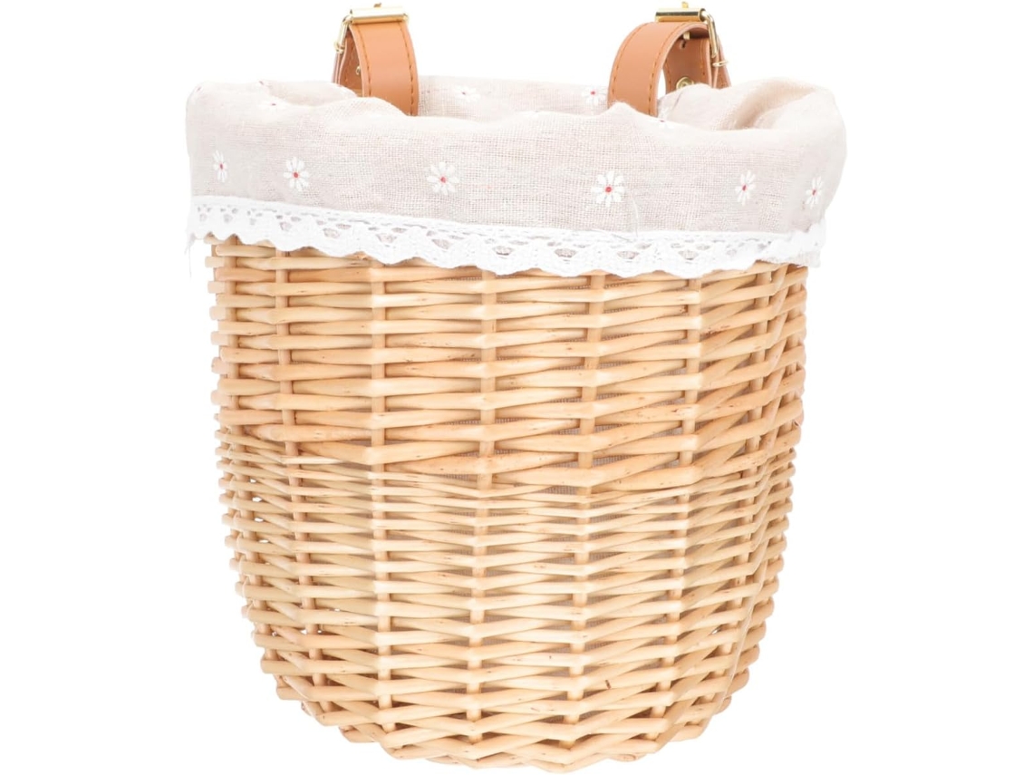 Cesta De Vime Para Carro, Bicicleta, Rattan