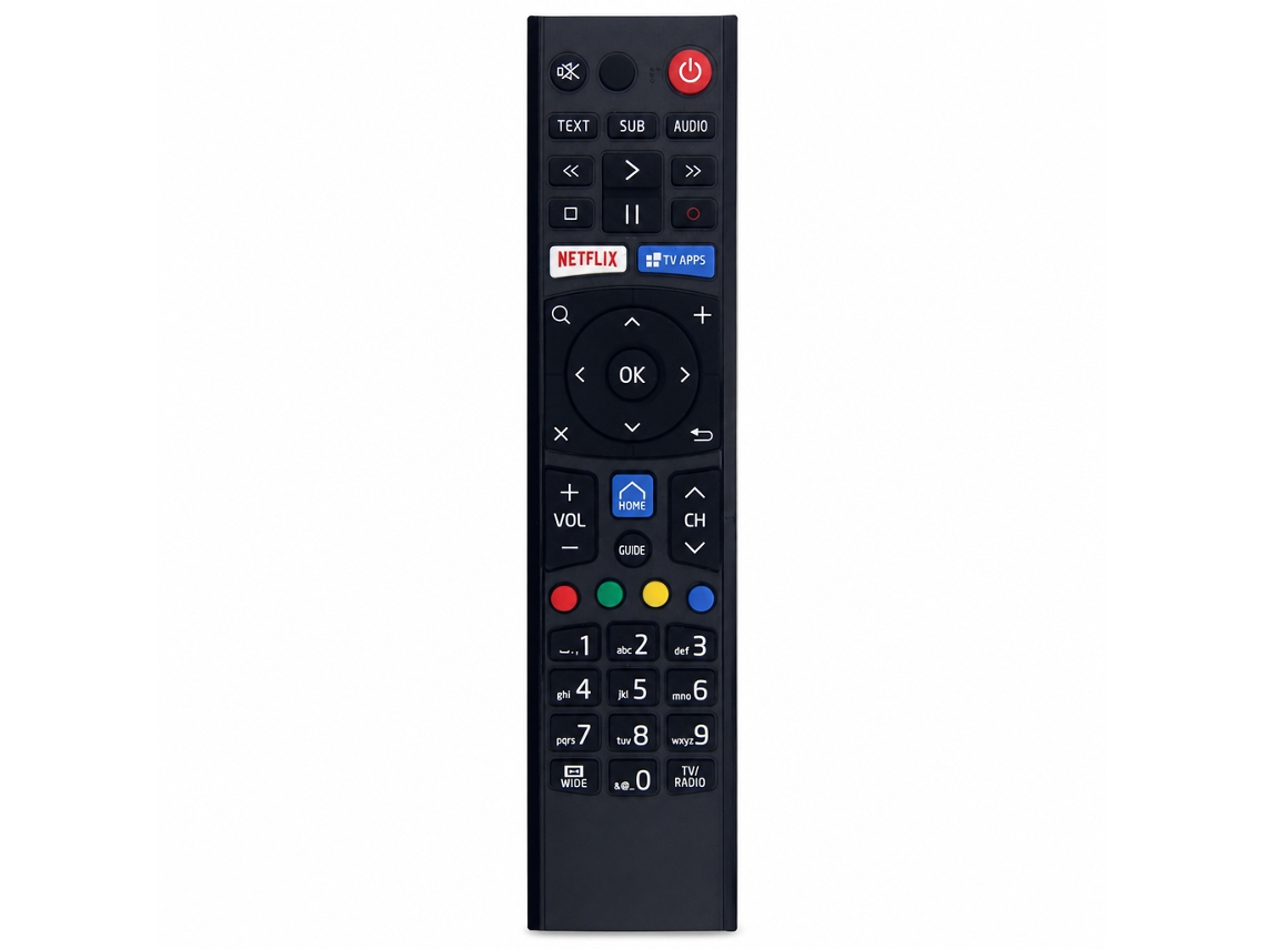 Comando Remoto De Substituição Compatível Com Tv Humax Rm-m13, Botões Netflix E Tv Apps_zhd