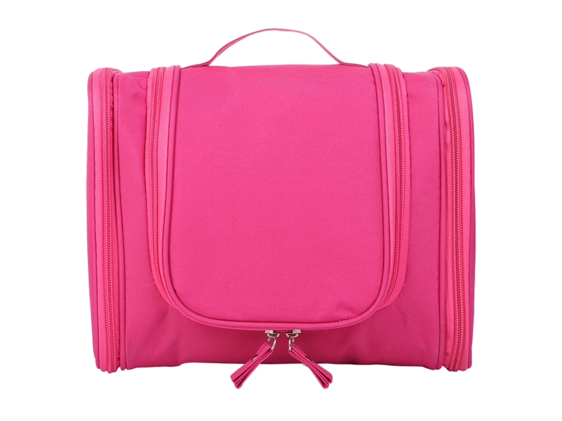 Bolsa De Viagem Unissexo Suspensa Higiene Pessoal Organizadores Capacidade Impermeável Leve Rosa (9.44x4.13x7.87inches/9.44x4.13x20cm)*